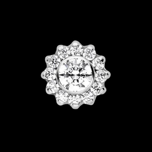 "Odyssey Flower" CZ Ti.