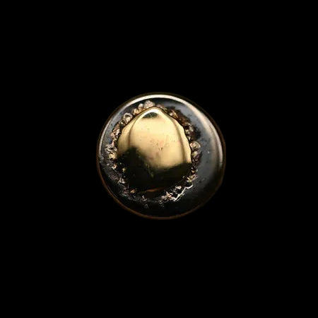 "Fusion Circle" One of a Kind YG/Polished Black Nio.