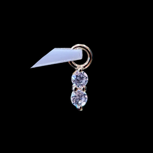 "Aja Charm" Lab Diamond YG