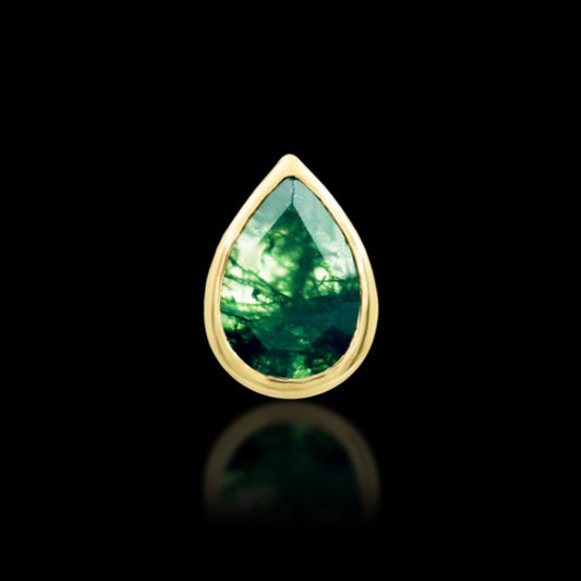"Aeverie" Moss Agate YG