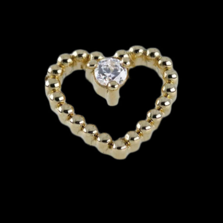 "Beaded Amour" CZ YG
