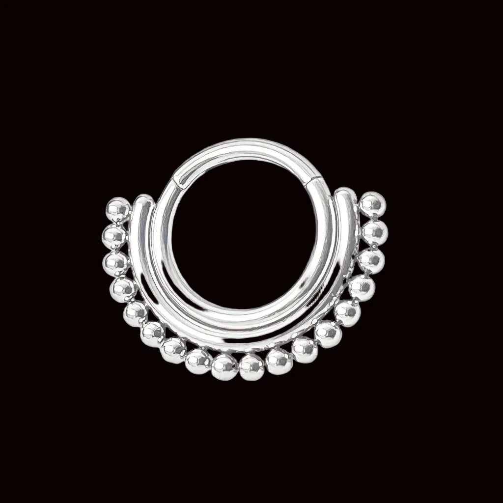 "Beaded Clicker" 16g 5/16 Ti.