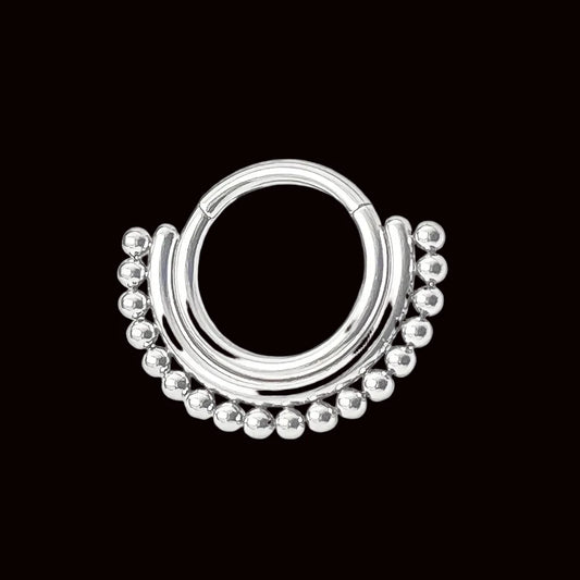 "Beaded Clicker" 16g 3/8 Ti.
