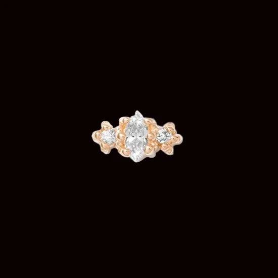 "Bellini" CZ 14k RG