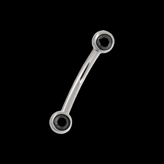 16g 3/8 Double Black Curve Ti.