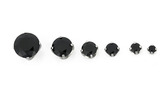 2.5m Black Prong Ti. Threadless