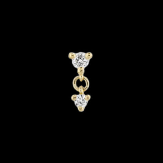 "Cascade 2" Genuine Diamond YG