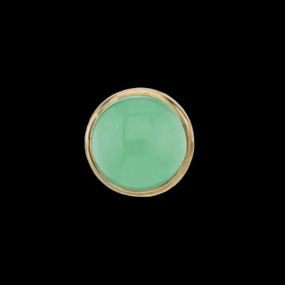 3m Genuine Chrysoprase Bezel YG