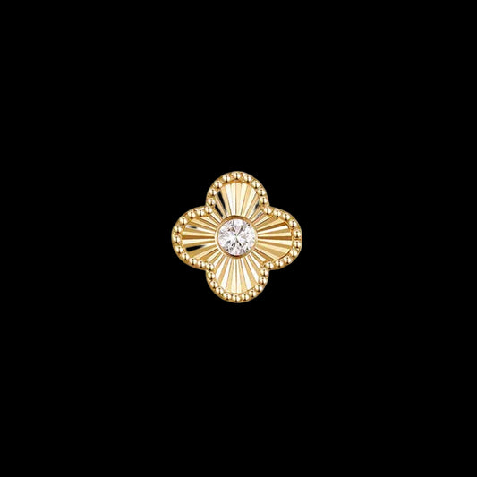 "Clover Ray" Genuine Diamond YG