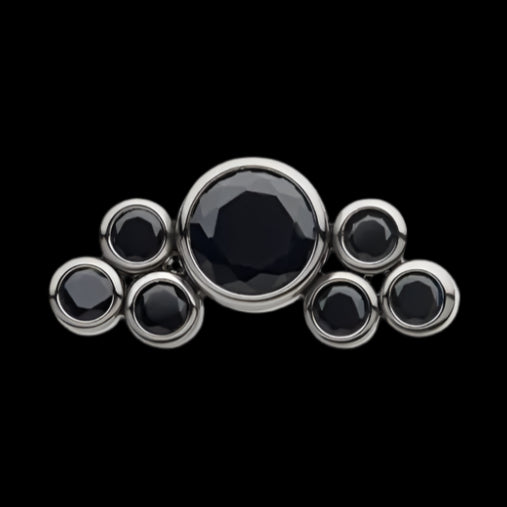 Black Bezel Cluster Ti.