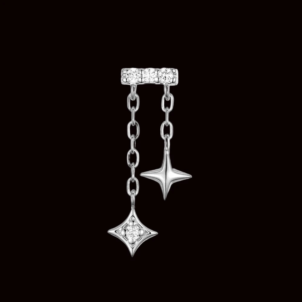 "Cosmo" Genuine Diamond 14k WG