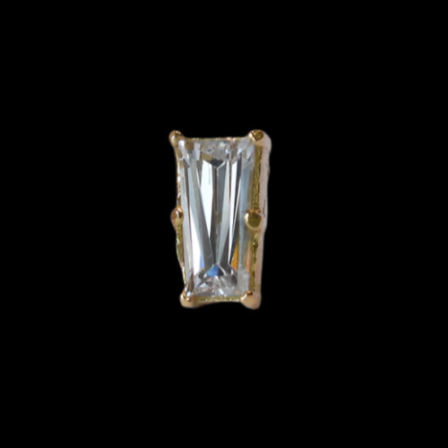 4m CZ Baguette YG