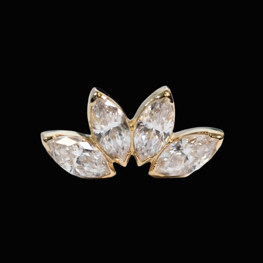 Marquise Fan CZ YG