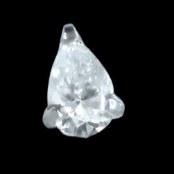 Sm Pear CZ Ti.