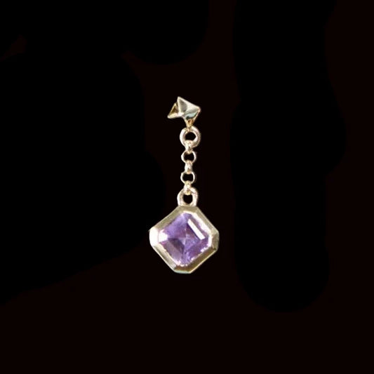 "Diana Asscher" Genuine Sapphire YG