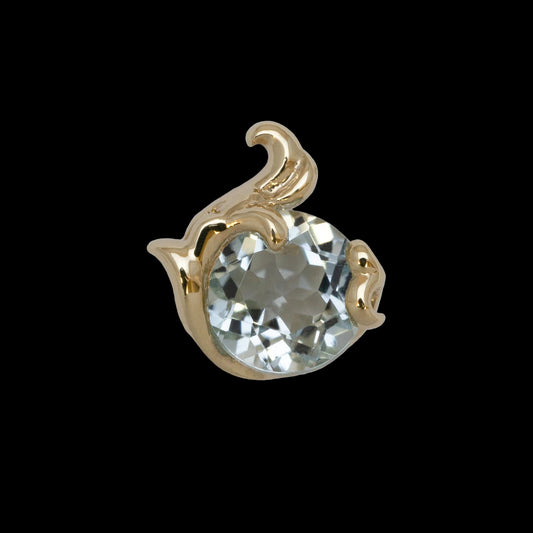 "Duke" Blue Topaz YG