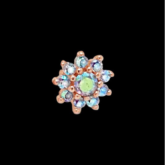 "Eloise" Genuine Mercury Mist Topaz RG