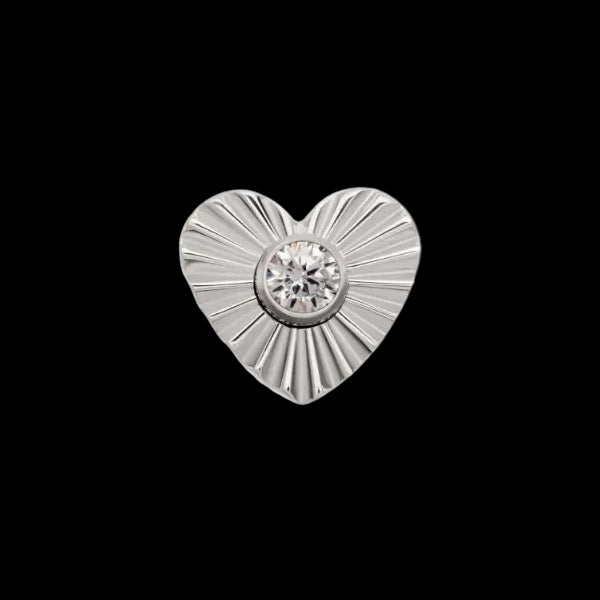 "Radiant Heart" CZ Ti.