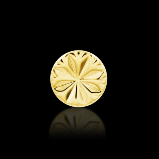 2m Engraved Disk YG