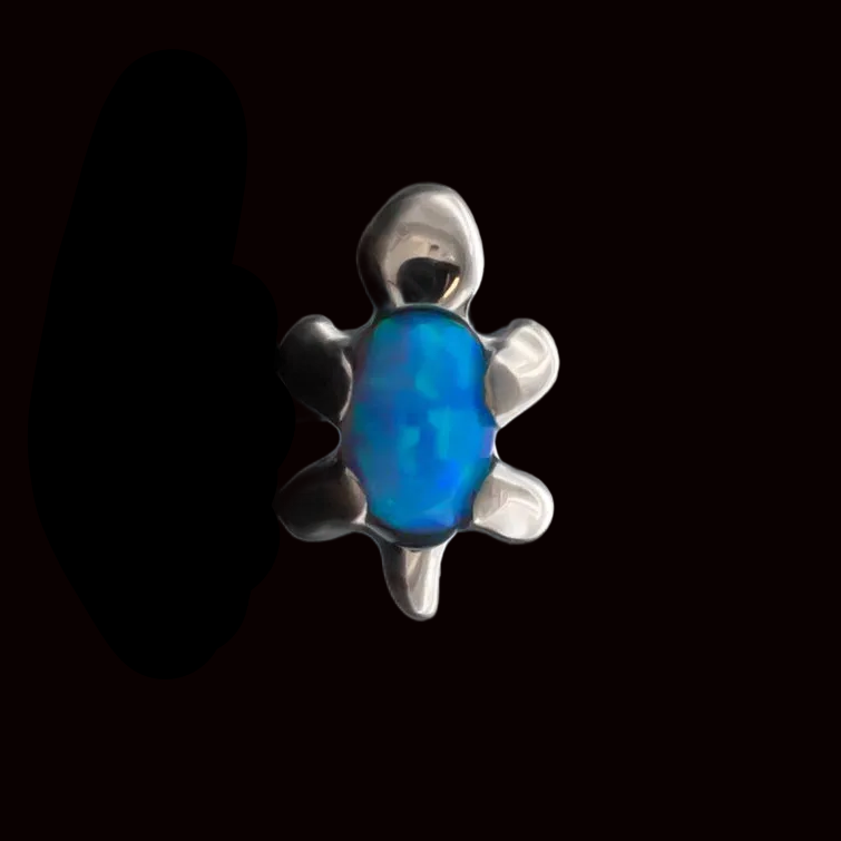 "Esme" Dark Blue Opal Ti.