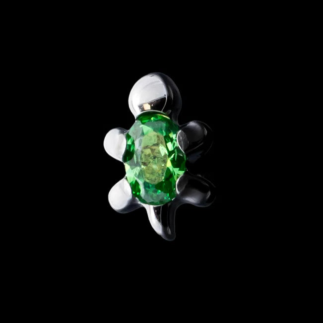 "Esme" Peridot CZ Ti.