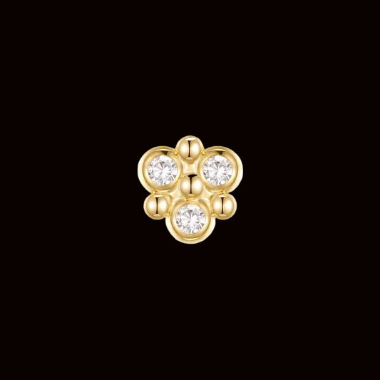 "Ezra 07" Genuine Diamond YG