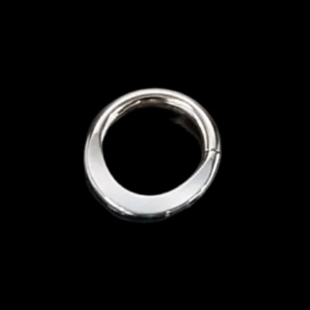 16g 3/8 Flattened Seamring High Polish Nio.