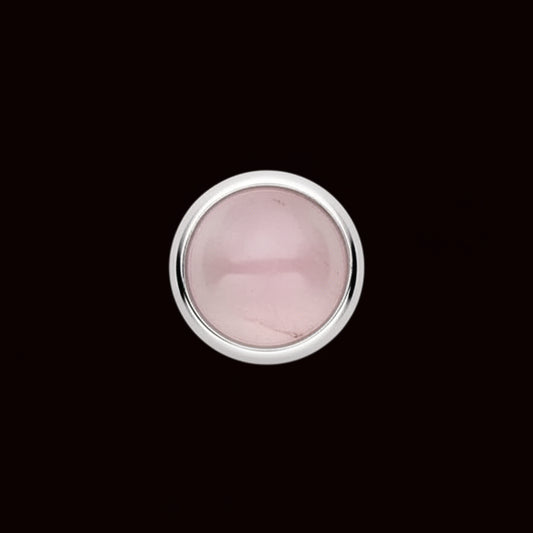 4m Genuine Rose Quartz Cabochon Ti.