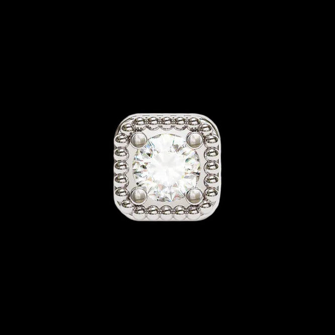 "Granule Square" Lab Diamond WG