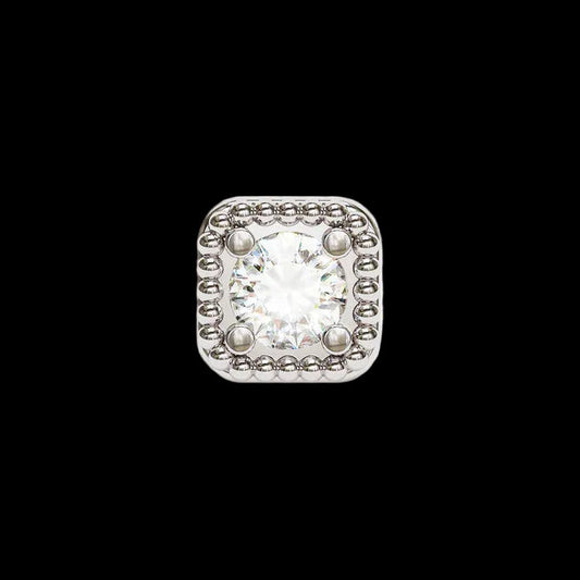 "Granule Square" Lab Diamond WG
