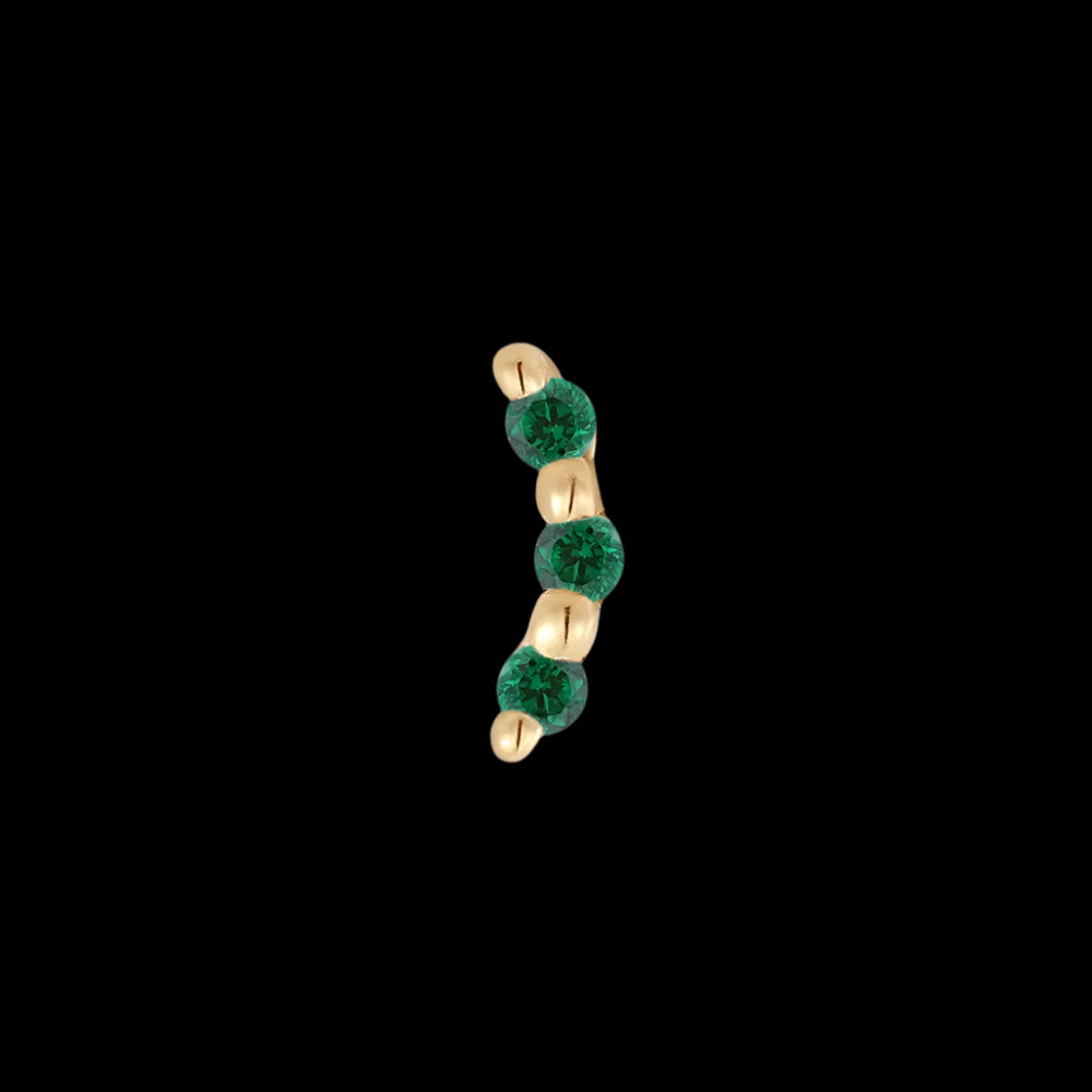 "Bitsy" Emerald Green YG