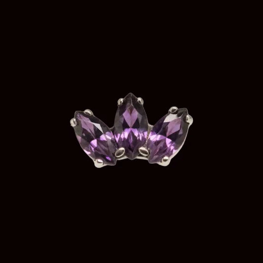 Purple Marquise Fan Ti.