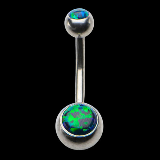 Double Green Opal Curve Ti