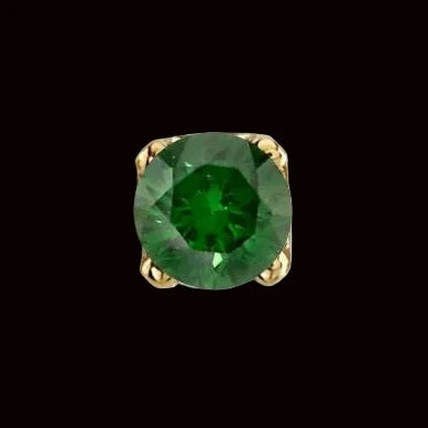 2.5m Green CZ Prong YG