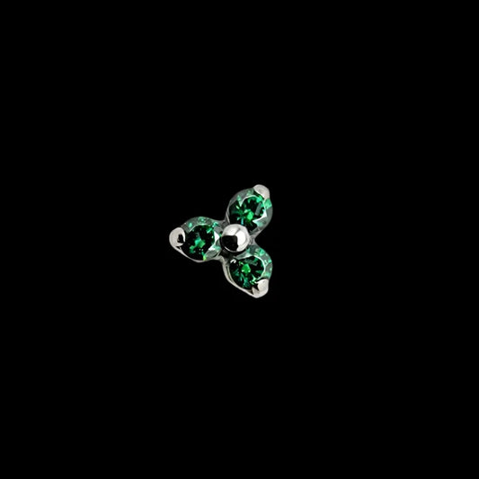 "Trinity" (small) Green Ti