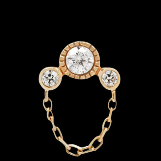 "Halston" CZ YG