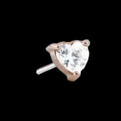 CZ Heart Prong RG