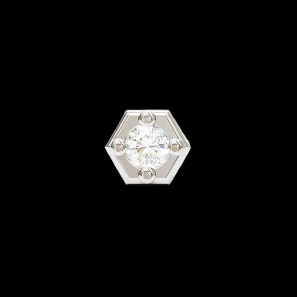 Genuine Diamond Hexagon WG