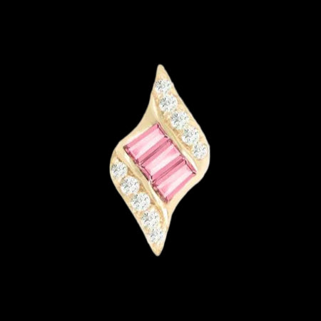 "Intrigue" Pink Tourmaline YG