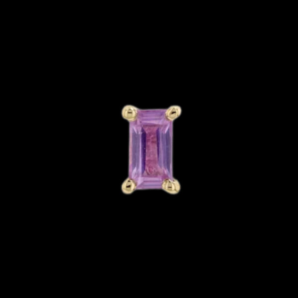 "Joey" Genuine Pink Sapphire YG