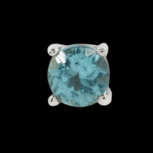 3m Genuine London Blue Topaz Prong WG