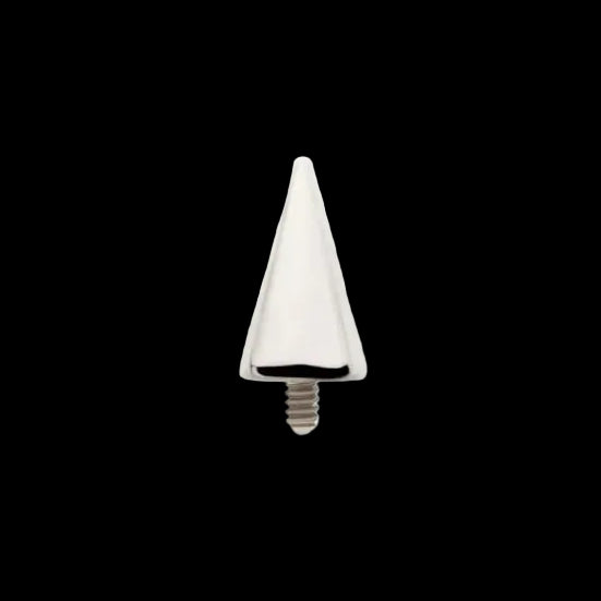 Tall Spike 16g Threaded Top Ti.