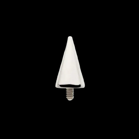 Tall Spike 16g Threaded Top Ti.