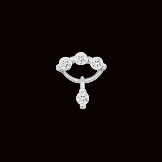 "Love Struck" CZ 14K WG