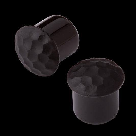 6g Martele Black Glass Plugs