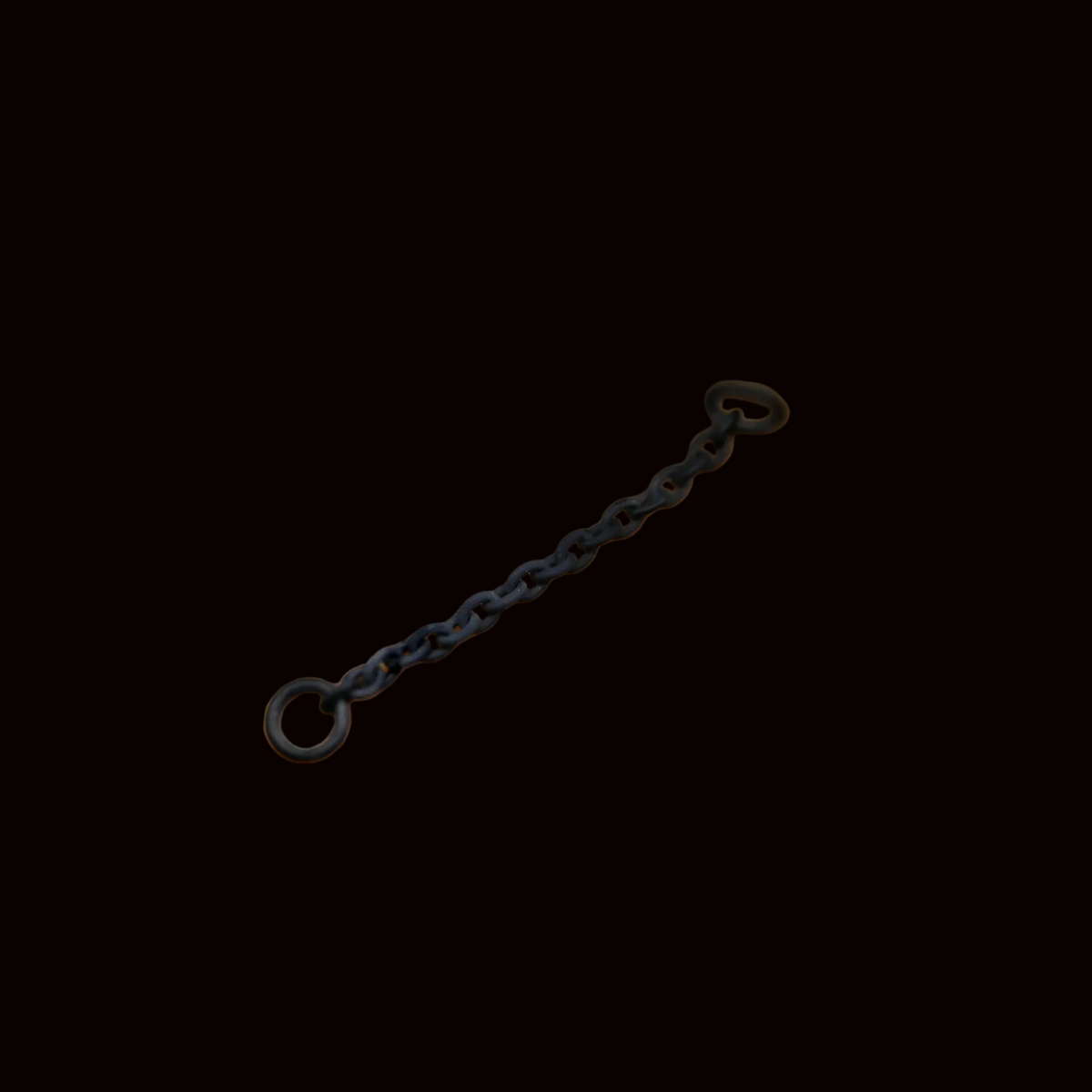 1-1/2" Single Chain Matte Black Nio.