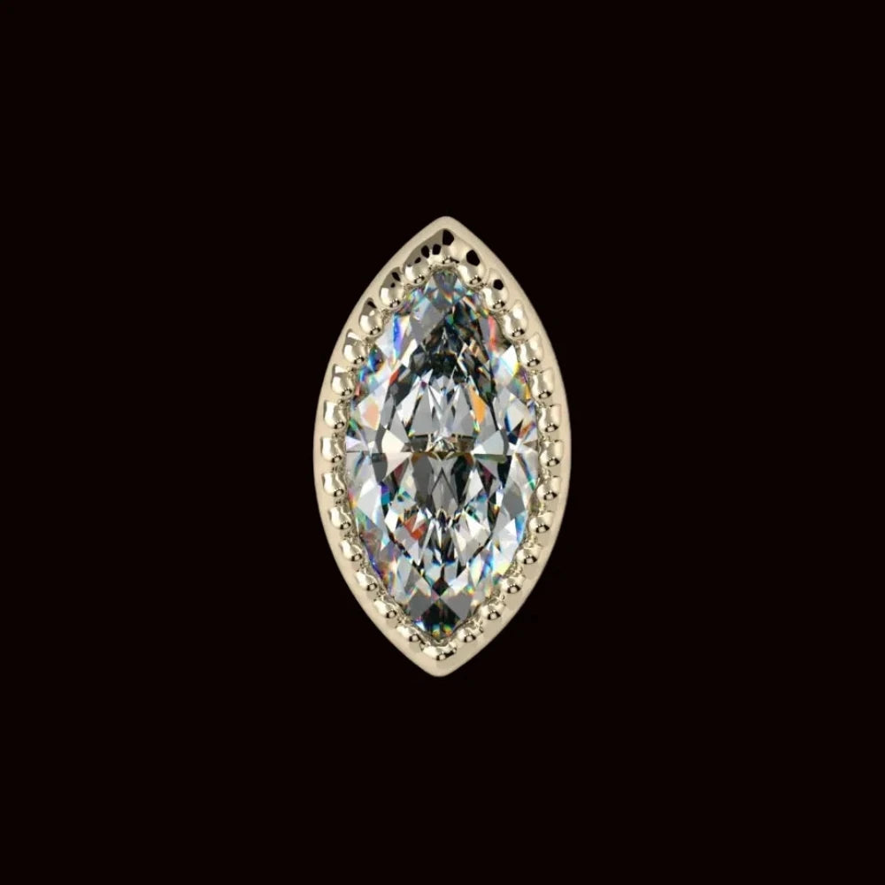Migraine Marquise Bezel 14k YG