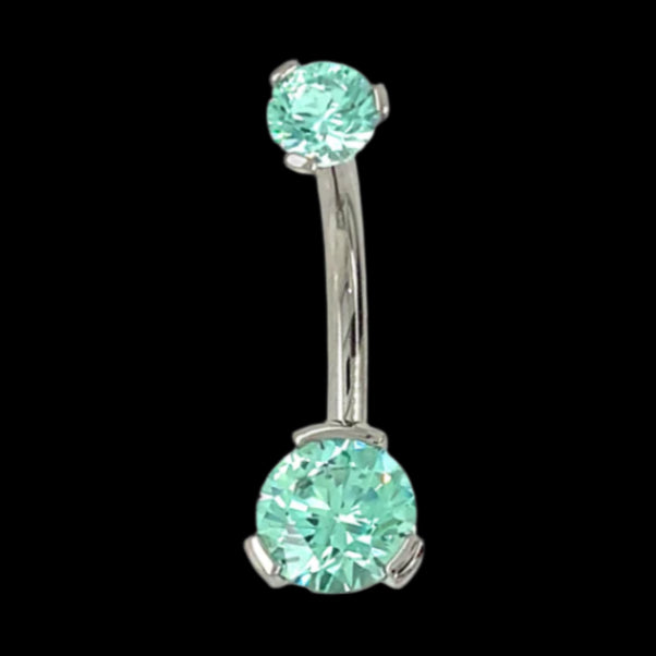 Double Frosty Mint Prong Curve Ti.