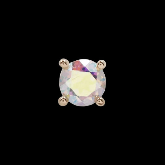 2.5m Genuine Mercury Mist Topaz Prong RG