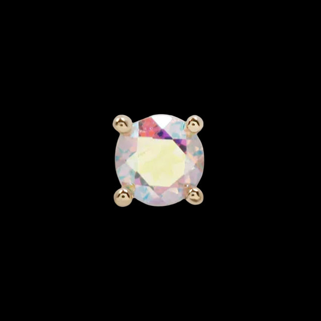 2.5m Genuine Mercury Mist Topaz Prong YG